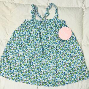 Bisby by Little English floral flair top sz 12 NWT smoke free home